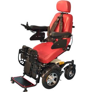 Fauteuil roulant électrique vertical en acier inoxydable avec batterie amovible pour la rééducation et l'exercice des patients paraplégiques, automatique - Product Image 1