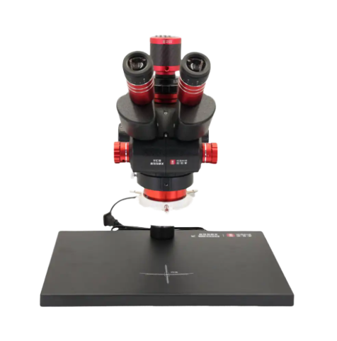 YCS 6558x Zoom Ultra HD 4K Trinocular Microscope 6.5-58 Zoom Microscope Camera for Mobile Phone Repair PCB Welding Tools Set