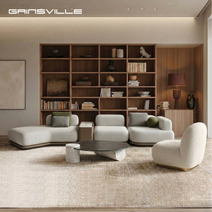 Modular Set with Integrated Marble <b>Side</b> <b>Table</b> Modern Cloud Couch for High-End Villa and Hotel Lounge Projects - Product Image 1