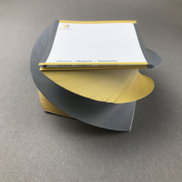 Conteneur d'expédition personnalisé, mini palette en bois écologique avec support pour blocs de notes adhésives, blocs de recharge pour mémo 3D en forme de cube