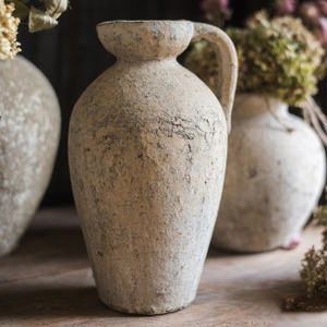 Vaso <span class=keywords><strong>per</strong></span> <span class=keywords><strong>Fiori</strong></span> dal Design Unico <span class=keywords><strong>per</strong></span> Decorazione d'Interni, Economico, <span class=keywords><strong>per</strong></span> Casa e Giardino, Decorazione da Tavolo, Vaso in Ceramica <span class=keywords><strong>Cemento</strong></span> Antico - Product Image 1