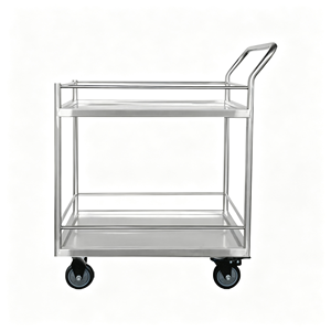 3 Tier Heavy Duty Stainless Steel Kitchen <b>Trolley</b> Mobile Rolling Storage <b>Cart</b> with Wheels Multi Purpose Utility <b>Cart</b> - Product Image 1
