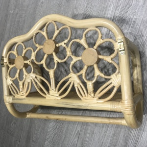 <span class=keywords><strong>Étagère</strong></span> murale flottante en rotin et en <span class=keywords><strong>osier</strong></span> pour la décoration de la maison urbaine - Product Image 6