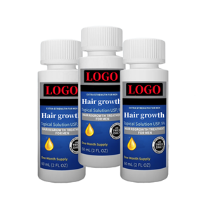 Özel etiket gelişmiş % bitkisel formüllü biyotin saç büyütme serumu daha hızlı büyümeyi ve kırılmanın azalmasını teşvik eder - Product Image 3