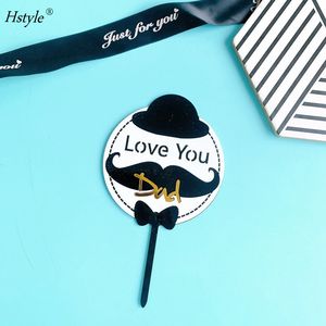 Décorations de gâteau de fête des pères heureux <span class=keywords><strong>mon</strong></span> <span class=keywords><strong>père</strong></span> <span class=keywords><strong>mon</strong></span> <span class=keywords><strong>héros</strong></span> pics de gâteau de fête des pères avec cravate à barbe décorations de gâteau de fête des pères PQA340 - Product Image 2