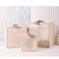 Boîte cadeau d'anniversaire de luxe personnalisée, design style mariage, recyclable, avec doublure en éponge, revêtement UV, pour emballage de bonbons, petite taille