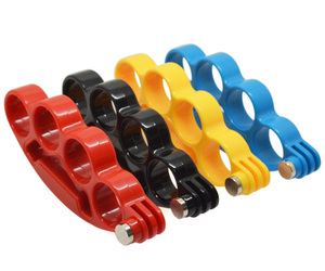 Accessoire de caméra d'action portable en plastique, support de poignée multi-trous pour <span class=keywords><strong>GoPro</strong></span> <span class=keywords><strong>DJI</strong></span> Osmo, caméra sportive, prise de vue en extérieur - Product Image 6