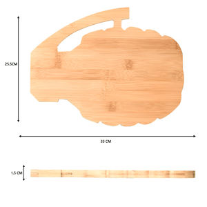<span class=keywords><strong>Planche</strong></span> à découper en bambou avec poignée, design créatif, <span class=keywords><strong>planche</strong></span> à pain en bois pour la cuisson à domicile, fruits et charcuterie - Product Image 5