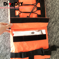 Flotteur de plongée à deux couches pour la pêche sous-marine FB012 |   Bouée de plongée en apnée en nylon 420D avec housse en PVC, drapeau de plongée et corde de 20 m