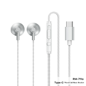 Audífonos Intrauditivos Planos con Cable Tipo C, Cancelación de Ruido y Control Remoto, Aptos para Reproducción de Música en iPhone - Product Image 4