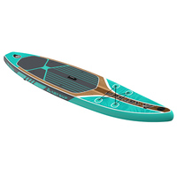 Tabla de Paddle Surf Inflable de Fábrica OEM de 10.6'x30"x6" con Tecnología Drop Stitch DWF, Certificaciones CE, ROHS y REACH