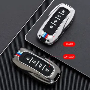 Free Sample Zinc Alloy Key Fob Cover Case For Thailand Ford Focus Fiesta C-Max S-Max Falcon Territory Eco Sport Remote Key Shell