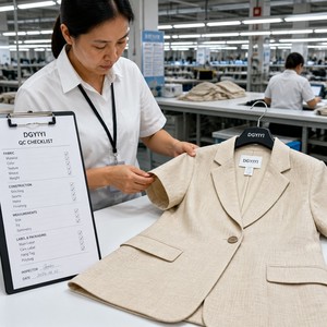 Traje de Blazer de Lino de Manga Corta Personalizado para Mujer, Tallas Grandes, Solapa con Muescas Relajada, Conjunto de Pantalón de Pierna Ancha para Verano, Tallas AU 14 a 26 - Product Image 4