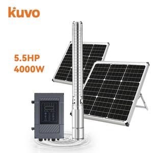 Bomba Sumergible Solar KUVO de 5.5hp y 4000W, Bomba de Agua Fotovoltaica de 1.25 Pulgadas, Bomba para Pozos Profundos, 530V AC 380V, Altura de Elevación de 360M - Product Image 1