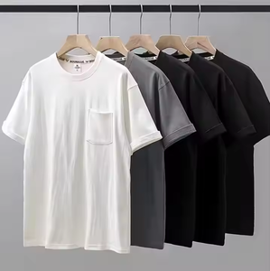 2025 nuovo Unisex 260gsm in cotone pesante bianco Vintage <span class=keywords><strong>mezza</strong></span> <span class=keywords><strong>manica</strong></span> a maniche corte t-shirt da uomo - Product Image 1