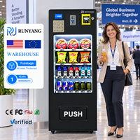 Distributeurs automatiques intelligents RUNYANG personnalisés pour les articles de vente au détail, distributeur automatique pour les aliments et les boissons