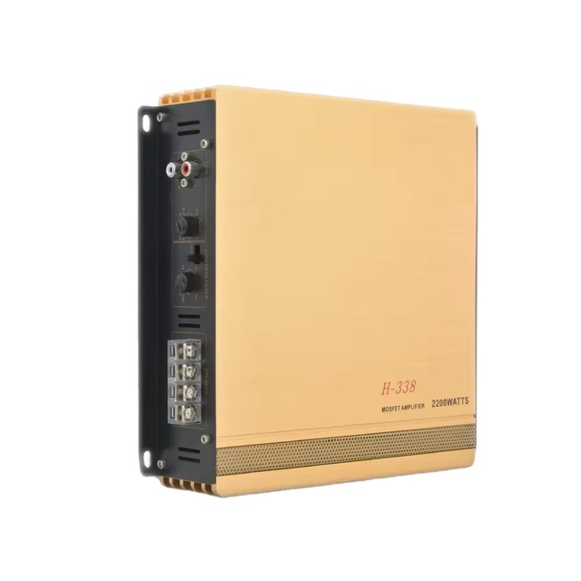Factory Price 2 Channel Sound Digital Car Amplifier  Professional Class AB High-quality Car Amplifier(H-338)