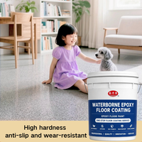 Peinture époxy auto-nivelante pour sols, sans solvant, haute brillance, revêtement époxy pour sols pour la maison, le salon, la chambre