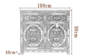 <span class=keywords><strong>Mueble</strong></span> de Entrada Oriental Chino Hecho a Mano de Madera Maciza de Alta Calidad con Patrones de la Suerte, <span class=keywords><strong>Mueble</strong></span> de Almacenamiento Multiusos para Sala de Estar - Product Image 6