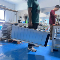 Rampe pliante en aluminium pratique de 3 pieds, capacité de 600 lb, surface antidérapante avec barrières de sécurité, rampe de mobilité pour porche, terrasse, marches