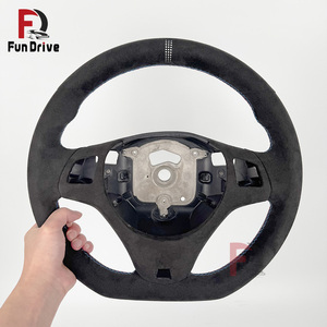 Volante Riscaldato in Finta Pelle Scamosciata di Qualità OEM per <span class=keywords><strong>BMW</strong></span> Serie E E82 E93 <span class=keywords><strong>E36</strong></span> E91 E46 M3 X5 E53 E63 X1 E84 E61 E34 E60 M5 - Product Image 1