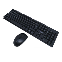 T-wolf TF100 2 en 1 clavier ergonomique sans fil souris combo repose-mains sans fil 104 clavier pleine taille pour bureau d'affaires