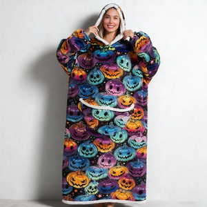 Indoor Outdoor <strong>Men</strong> Women Keep Warm Winter Super Soft Warm Cozy Adults Teens Kids <strong>Blanket</strong> <strong>Hoodie</strong> Long Hooded Sweatshirt <strong>Blanket</strong> - Product Image 5