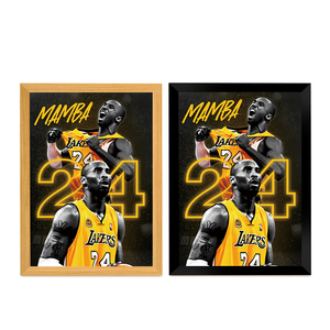 ไฟ LED ประดับตกแต่งรูปดาว <span class=keywords><strong>NBA</strong></span> คุณภาพสูงกรอบรูปพร้อมไฟ LED รองรับผ้าใบภาพวาดแสงน้ำหนักเบา - Product Image 5