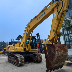 Excavadora de sistema hidráulico de control de precisión usada bajo consumo de combustible Excavadora hidráulica usada Komatsu de Shanghai, excavadora hidráulica del sistema de control de precisión - Product Image 1