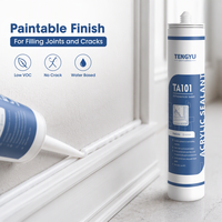 Scellant acrylique à base d'eau blanc de 300 ml, populaire sur le marché américain, séchage rapide, peignable, mastic pour peintre