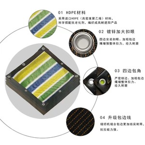 Shade Net HDPE UV Stabilized Dense Thickened Sun Protection For Greenhouse Outdoor Shade Sails - Product Image 5