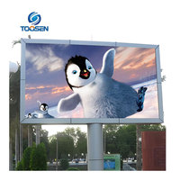 Affichage numérique couleur IP65 P3-P6 960x960mm, mur vidéo LED avec prise en charge de l'animation, refroidissement efficace, affichage extérieur