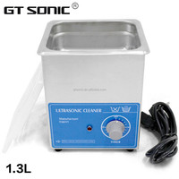 GTSONIC VGT-1613T 1.3L Nettoyeur à ultrasons industriel électrique haute pression 40KHz en acier inoxydable pour plastique, bijoux, pierres précieuses et tatouages, certifié CE