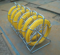 8mm * 100m FIBRE DE VERRE CONDUIT RODDER/POISSON SERPENT CORDE/EXTRACTEUR DE CÂBLE 4.5 MM X 100MTS
