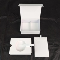 Kits d'empreintes dentaires invisibles avec logo personnalisé Boîte d'emballage pour aligneur de dents avec couvercle magnétique en carton pour diviseur de papier Invisalign