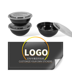 Round Disposable <b>Bowl</b> 1000ml With Lid <b>Large</b> Capacity Takeout Food Container - Product Image 4