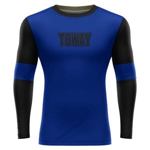 เสื้อรัดกล้ามเนื้อผ้าโพลีเอสเตอร์ผสมสแปนเด็กซ์แบบเรียบไม่มีลาย - Product Image 2