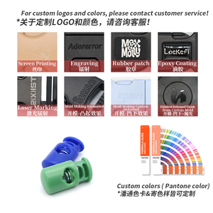 <span class=keywords><strong>KJM</strong></span> POM 8MM plastique ressort bascule fin cordon bouchon de verrouillage pour voyage sac à dos vêtements accessoires - Product Image 4