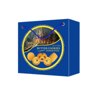 Biscuits au beurre danois en boîte bleue et en boîtes métalliques, emballage cadeau, vente en gros de biscuits et de biscuits au beurre