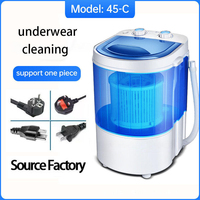 Mini-lave-linge multifonctionnel à essorage intégré, brosse à chaussures détachable pour usage domestique, directement de l'usine