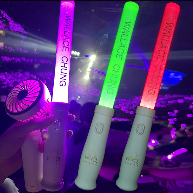 Wholesale Plastic Fluorescent Glow Sticks Graduation Concerts DMX Remote Control 15-color Central Control Durable 3 AAA