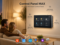 Panneau de commande central mural intelligent Tuya Home Panel Smart Life avec écran tactile Zigbee BLE Wifi 10,1 pouces équipé d'une caméra