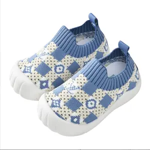 Spring and Autumn Baby Breathable Mesh Sneakers Flying Weave Casual Shoes Infant Soft Sole Toddler Shoes