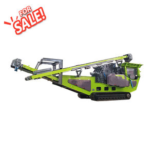 Station de concassage mobile sur chenilles avec concasseur à percussion, crible vibrant, pour granit et calcaire, avec moteur, pompe, engrenage et PLC - Product Image 1