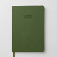 Carnet de notes personnalisé en cuir PU coloré 2027, reliure à ruban, avec papier offset, pour le bureau et journal quotidien