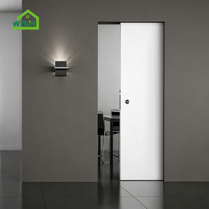 Wish Simple Design Porte coulissante invisible en bois cachée pour chambre à coucher - Product Image 1