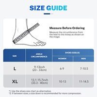 Compresses réutilisables en silicone pour pieds enflés, soulagement de la tendinite d'Achille et de la fasciite plantaire, épaissies, à compression froide, 360 degrés