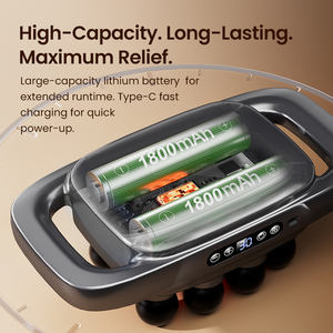 Pistola de Masaje Profesional Portátil 2026 de 16 Cabezales para Cuerpo Completo, Tejido Profundo, Fascial, Espalda y Cuello con 30 Niveles de Velocidad - Product Image 5