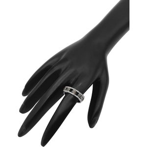 Bague en argent sterling Jewelspaark avec diamants naturels blancs et bruns de 0,56 carat, taille US 10 pour femme, à porter au quotidien - Product Image 3