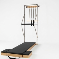 Torre de Pilates con plataforma, colchoneta, Moon Boxes, unidad independiente y mesa de trapezio